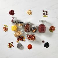 Accessoires de cuisine très vendus, ensembles de récipients de stockage alimentaire en verre