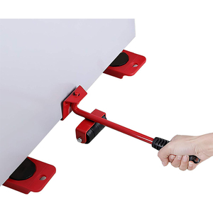 Herramienta Elevadora de Muebles Resistente con 4 Deslizadores, Kits de Movimiento Giratorios de 360° para Refrigerador, Lavadora, Armario - Product Image 5