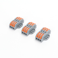 Connecteurs à levier Boerda 3P 28-12 AWG en cuivre, avec boîtier PC, 32A 250V, pour câbles électriques et raccordements de fils