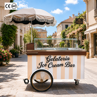 Chariot à café personnalisé Etodevice avec roues, chariot mobile commercial pour boissons