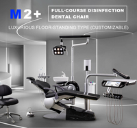 Fauteuil dentaire de sécurité de luxe et de bonne qualité 2022 Italie avec désinfection des tubes et microscope dentaire pour la mise à niveau de l'hôpital