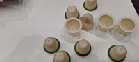 Capsules de café biologique en PLA biodégradables Petites capsules en plastique avec couvercles Emballage vide et produit d'impression