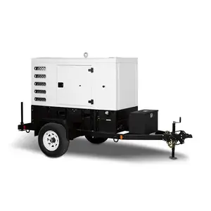mobile generator 22kw 25kva generator for school silent generator