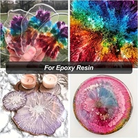 Peinture acrylique, pigment de résine métallique non toxique pour la peinture artistique, l'artisanat, idéal pour les surfaces multiples, toile, bois, argile, métal