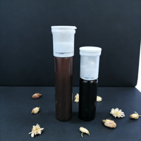 Tubes en plastique PP vides à double compartiment pour liquides oraux, flacon de médicament en plastique avec séparation liquide et poudre, à double compartiment