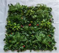 Panneau décoratif mural en herbe artificielle A101, plantes artificielles, herbe verte verticale en plastique, protégée contre les UV, pour mur extérieur