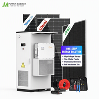 Système de stockage solaire JApower 80KW 261KWH avec refroidissement liquide tout-en-un compatible avec les onduleurs hybrides Deye ou Solis BESS