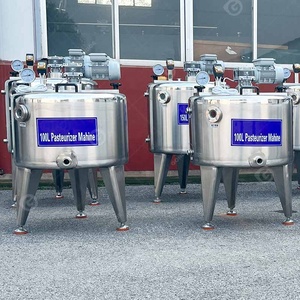 Quy mô nhỏ 100L 50 L nấm Flash gas pasteurizer Tank 100 lít sữa mật ong Máy tiệt trùng - Product Image 2