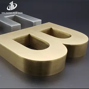 High Quality Custom Company Name Logo Sign Custom Outdoor 3d Metal Letters 3d Logo Letters Sign