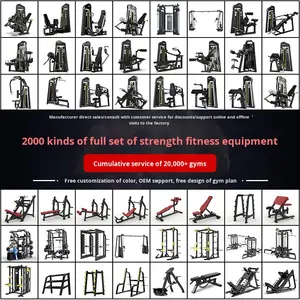 Equipo de Fuerza Comercial con Placas de Metal para Gimnasio, Máquina de Sentadillas con Pesas, Prensa de Piernas y Entrenador de Músculos del Pecho - Product Image 3