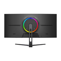 Moniteur de jeu PC incurvé LCD ultra-large de 30 pouces 1800R 21:9 2560x1080 200 Hz 1 ms sans cadre LED pour ordinateur de bureau
