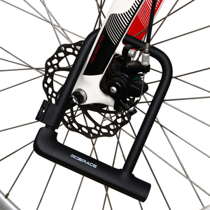 Antivol en U RIDERACE pour VTT, vélos de route, motos et vélos électriques – Sécurité renforcée, résistant aux rayures, en PVC, antivol robuste - Product Image 5
