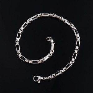 Bracelet long en acier inoxydable pour femmes, bracelet de cheville pour filles, couleur argent, accessoires de fabrication de bijoux - Product Image 5