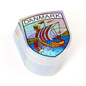 Holographic Custom Die <b>Cut</b> Sticker Premium Waterproof <b>Vinyl</b> Sticker for Business Promotional Gift Decoration Decal - Product Image 3