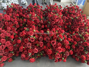 J24, venta al por mayor, Bola de flores blancas artificiales, <span class=keywords><strong>centro</strong></span> de mesa de boda, Bola de flores rosas de seda, pieza central para decoración de mesa de boda - Product Image 4