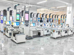 <span class=keywords><strong>Machine</strong></span> de contrôle de santé en libre-service DHM-T100 avec écran tactile LCD de 15 pouces et construction en plaque d'acier (OEM disponible) - Product Image 2