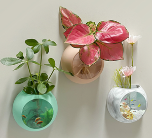 Maceta de Silicona Recomendada 2025, Pecera en Miniatura, Decoración de Paisaje para Pared de Hogar u Oficina - Product Image 2