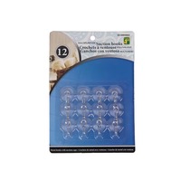 Crochets autocollants transparents en PVC+acier inoxydable, robustes, sans perçage, pour fixation murale dans la douche, la salle de bain, la cuisine, pour suspendre manteaux, clés et autres.