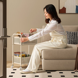 Storage Trolley Rectangular Medium Capacity Multifunctional Wheeled <b>Cabinet</b> For Home <b>Desk</b> Use - Product Image 1