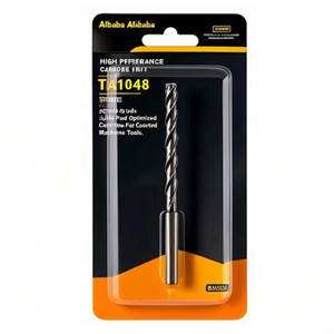 High Performance Carbide <b>Drill</b> Bit Ta1048 6 <b>Guide</b> Pads Optimized Core Coated For Machine Tools - Product Image 2