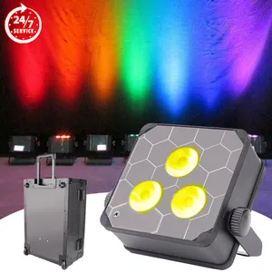 Pin Powered LED PAR ánh sáng 3*18 Wát rgba + UV LED uplight pin không dây DJ Câu lạc bộ Đảng Wedding ánh sáng sân khấu LED PAR Lights