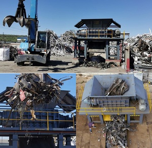 Industrial <strong>Scrap</strong> Metal Double Shaft Shredding Machine Steel Car Metal Shredder - Product Image 4