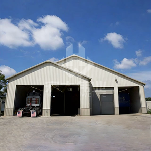 Entrepôt en acier moderne, structure robuste, résistant aux hautes températures, hauteur de 4 m, conception personnalisée, certifié ISO9001, préfabriqué - Product Image 3