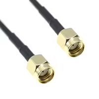 Câble RG174 SMA Mâle vers SMA Mâle/Femelle, Connecteur RPSMA à travers panneau, Câble d'extension RF Coaxial, Jumper Coaxial RG316 Pigtail 2M 5M 10M