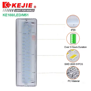 Dẫn khẩn cấp vách ngăn bán buôn IP65 không thấm nước dẫn khẩn cấp vách ngăn trong nhà & Ngoài trời 8W 220V CE dẫn khẩn cấp vách ngăn thoát - Product Image 3