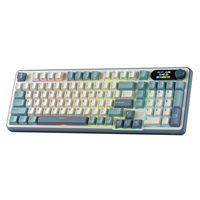 OEM ODM S98 Mechanical Keyboard with Smart Display Knob 96 RGB Wireless Gaming Keyboard BT24GUSBC Hot Swappable Custom Keyboard