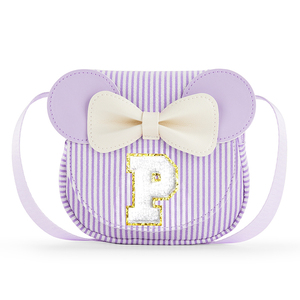 Sweet Princess Style Kids Pearl Handbag Small Flower Decoration Crossbody Shoulder <b>Purse</b> Girls Daily Coin Storage Bag - Product Image 1
