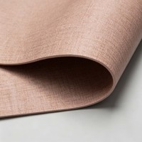 Tissu en cuir synthétique imperméable polyvalent, aspect lin vintage, pour la décoration intérieure et les projets de bricolage, commandes personnalisées bienvenues