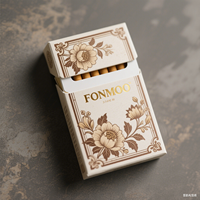 Petite boîte d'emballage en papier biodégradable conçue sur mesure Cigarettes fumées à la mode portables Cigares tabac petit créatif
