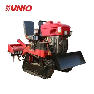 Mini cultivador de esteira rolante para agricultura, motor diesel multifuncional chinês de alta qualidade