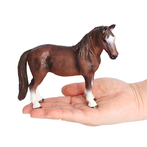 Statua Modello Cavallo da Carrozza Pesante in PVC Solido per Simulazione, Giocattoli e Statuette di Animali Cavallini, Vendita all'Ingrosso - Product Image 4
