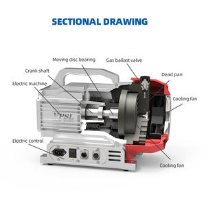 Bomba de Vacío para Limpieza en Seco, Presión Máxima de 1 Pa, Bajo Nivel de Ruido de 56 dB, Ideal para Laboratorios y Semiconductores - Product Image 2