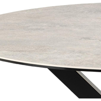 Ensemble de table à manger classique et au design moderne Ensemble de table à manger en pierre Meubles de salle à manger modernes en céramique Ensemble de 4 avec table ronde