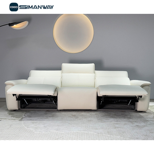 Sofa góc đa năng hiện đại 3 chỗ ngồi, bọc da cao cấp, tích hợp chức năng chỉnh điện, có cổng sạc USB, bán buôn từ nhà máy - Product Image 4