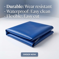 Tissu PVC tissé thermocollant résistant à l'eau pour la construction de bateaux et les applications gonflables
