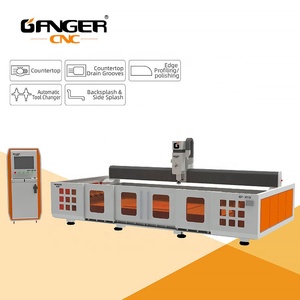 Ganger Cnc taş makineleri granit mermer levha tezgah lavabosu delik yönlendirici kesme parlatma makinesi - Product Image 2
