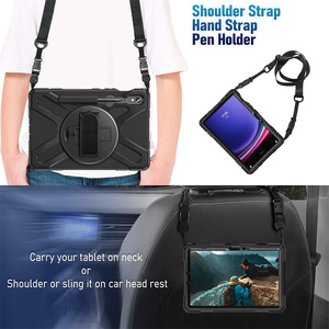 Funda Híbrida NJCASE con Soporte para Lápiz y Correa Cruzada para <span class=keywords><strong>Samsung</strong></span> <span class=keywords><strong>Galaxy</strong></span> <span class=keywords><strong>Tab</strong></span> S10 <span class=keywords><strong>Ultra</strong></span> - Product Image 4