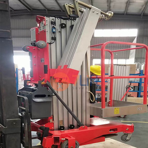 Plataforma de trabajo aéreo de elevación eléctrica hidráulica Escalera Andamio de aluminio de un solo mástil <span class=keywords><strong>Manlift</strong></span> - Product Image 6