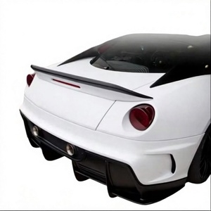 สปอยเลอร์ทรง Ducktail คุณภาพสูง เหมาะสำหรับ Ferrari 599 GTB GTO สไตล์ VRS คาร์บอนไฟเบอร์ ปีกหลังท้ายรถ 070002371 985195250 113743 - Product Image 4