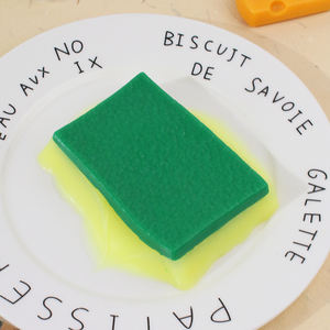 Cepillo de Limpieza de Cocina de Plástico, Juguete Antiestrés, Esponja Nano de Simulación, Juguete para Apretar, Borrador Mágico, Unisex - Product Image 3