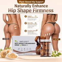 Marque Privée OEM – Sirop Liquide Naturel à l'Extrait de Maca pour la Beauté, l'Augmentation des Hanches et des Fesses, la Croissance Musculaire et le Soin de Remodelage Corporel