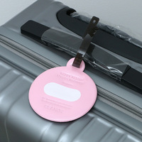 Étiquette de bagage en PVC à motif lettres haute fréquence, pendentif créatif pour carte d'embarquement d'avion, cadeau, fourni par l'usine