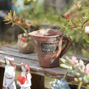 Vasi per Fiori in Cemento Stile Retrò Europeo, <span class=keywords><strong>Tazze</strong></span> da Caffè Effetto Invecchiato, Secchielli per Fiori, Vasi Classici Piccoli, Decorazioni Creative per Giardino - Product Image 2