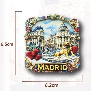 Imán de Resina 3D para Refrigerador con Diseño del Palacio de la <span class=keywords><strong>Alhambra</strong></span> de <span class=keywords><strong>Sevilla</strong></span>, España, Recuerdo Turístico Europeo - Product Image 3