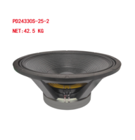 Meilleur prix haut-parleur professionnel système audio haut-parleur 24 pouces woofer subwoofer