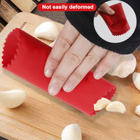 Gadgets de cuisine en silicone de qualité alimentaire éplucheur d'ail rouleau d'ail dissolvant de peau d'ail